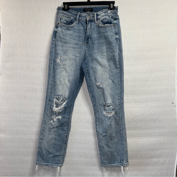 Judy Blue Denim - Judy blue light washed straight fit jeans size 27